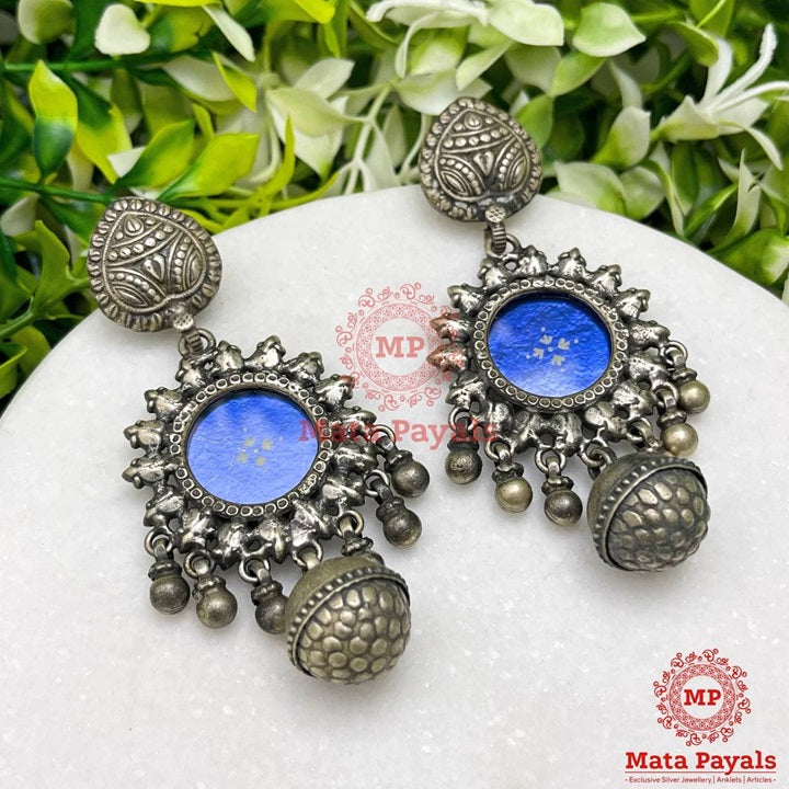 Filigree Tribal Oxidised Earing