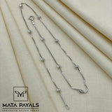Flaring Pure Silver Chain