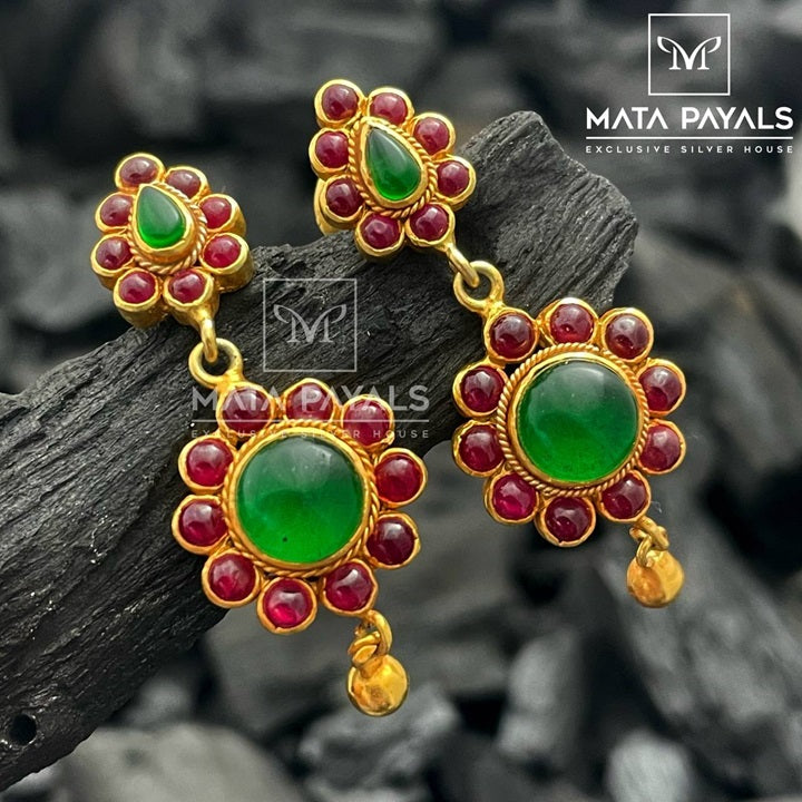 Floret Gold Plated R&G Earing