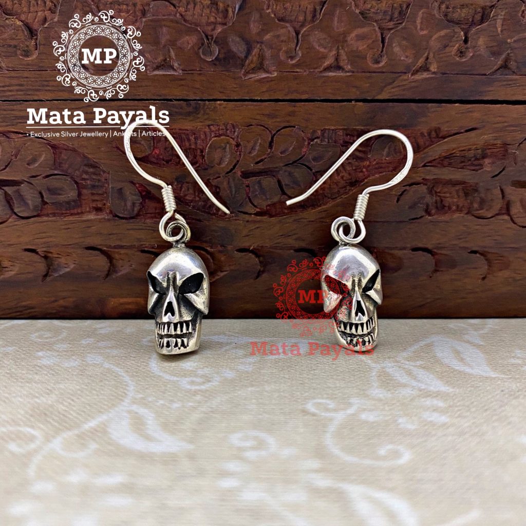 Ghost Face Fishhook Earring