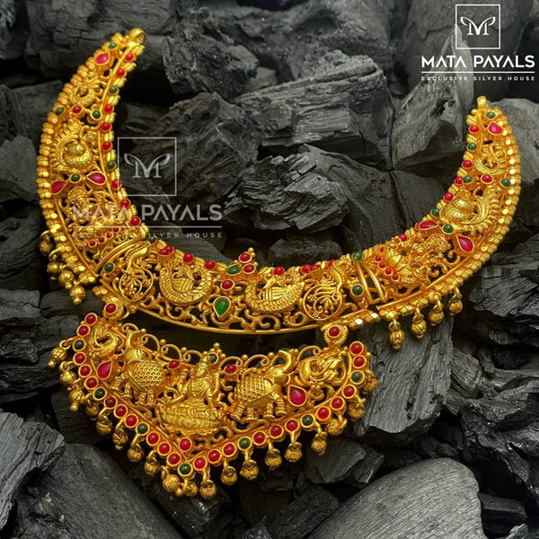 Gold Plated Devi Lakshmi Necklace