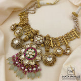 Magnificent Kundan Pearl Rajwadi Necklaces
