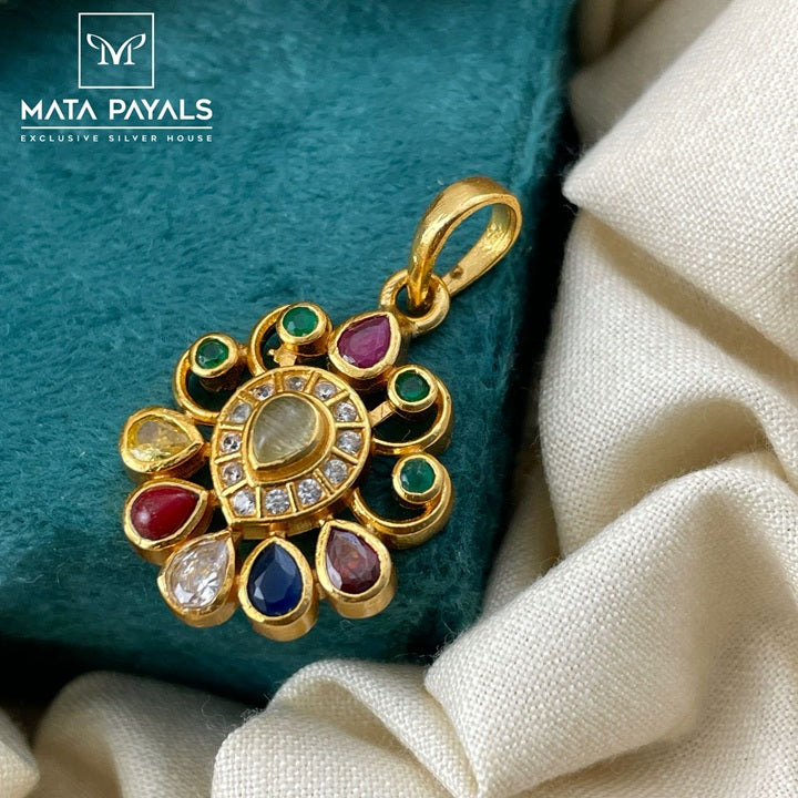 Auspicious Navratna Pendant