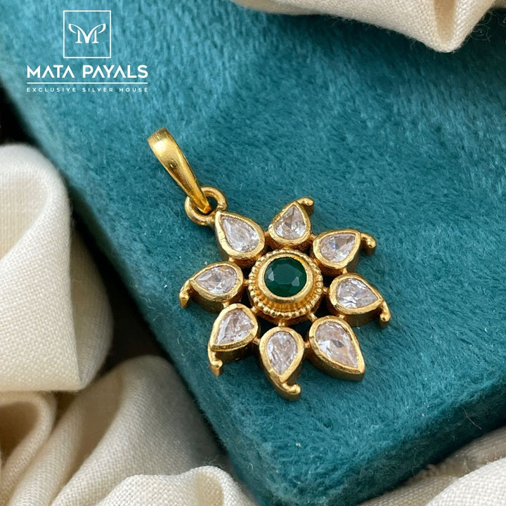 Radiant Green Stone Pendant