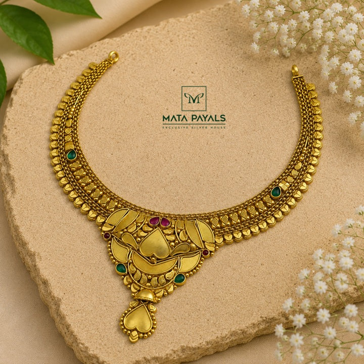 Gold Replica Necklaces In Pure Silver