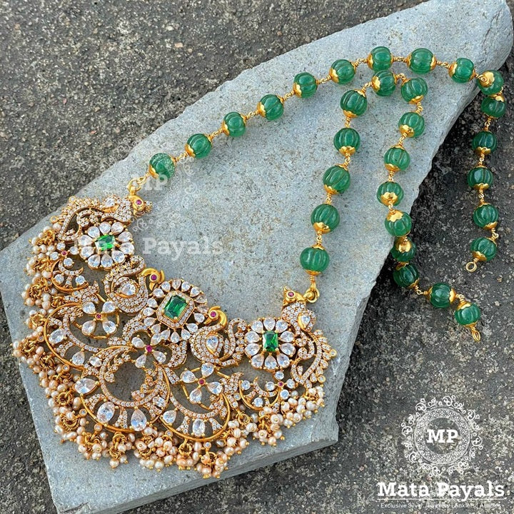 Gorgeous Bridal Royal Gold Plated Necklace