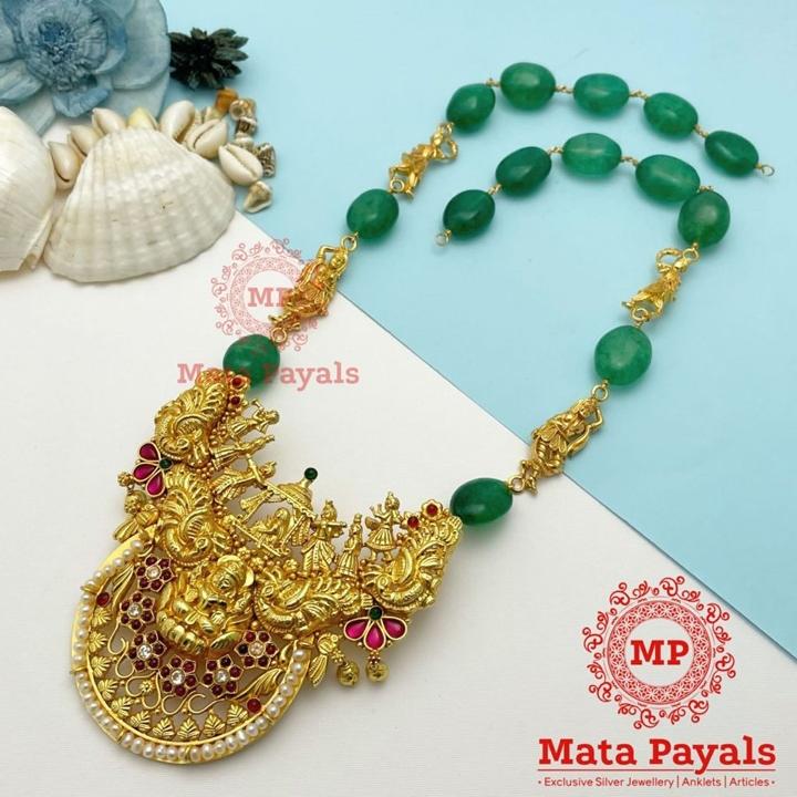 Gorgeous Devi Lakshmi Dholi Beaded Necklace