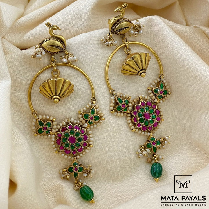 Ethnic Wear Mayur Floral Earing