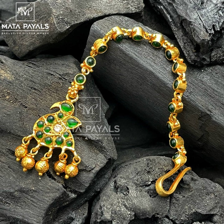 Graceful Green Peacock Mangtika