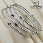 Green Stone Bangle