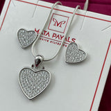 Heart Pendant Set