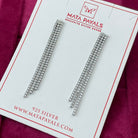 3 Layer Stone Earrings