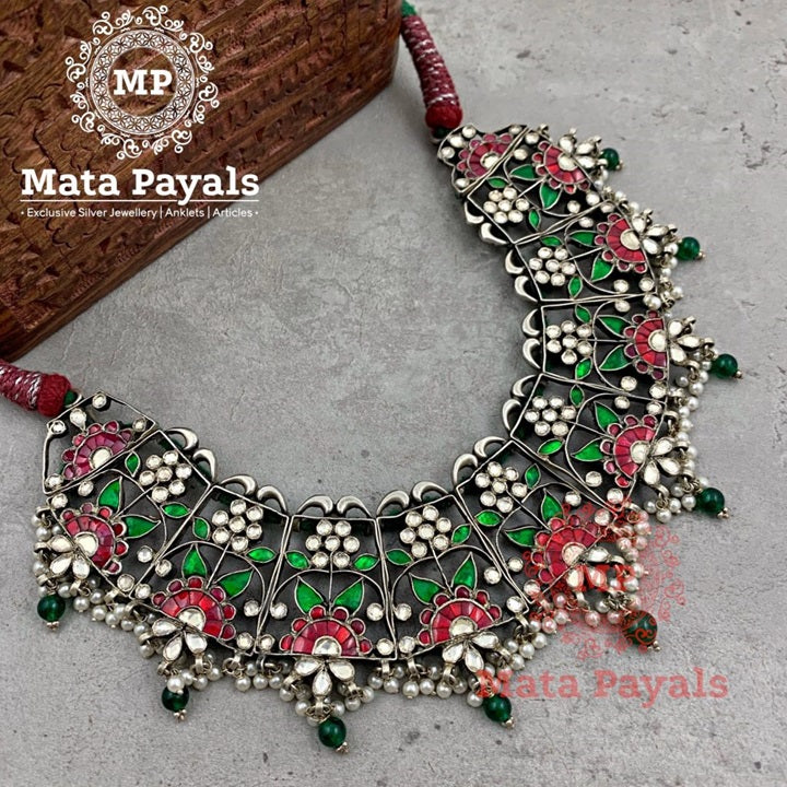 Imperial Floral Kundan Necklace