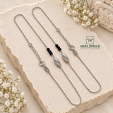 Laser Cutting Bead With Black Beads