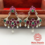 Impressive Colourful Floral Chandbali