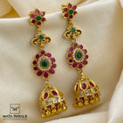 Ethnical Temple Gold Plated Jhumka