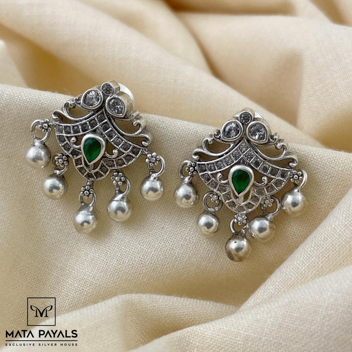 Magnificent Oxidised Studs