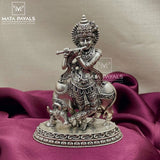 Divinity Shri Krishna Oxidised Idol