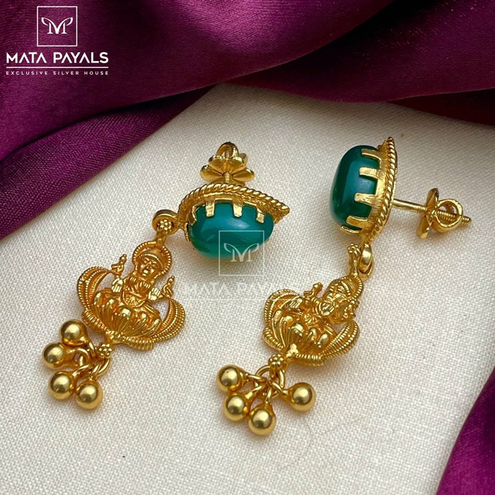 Kamala Lakshmi Gold Plated Earring