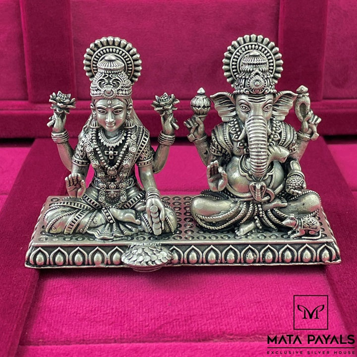 Ganesha Lakshmi Idol