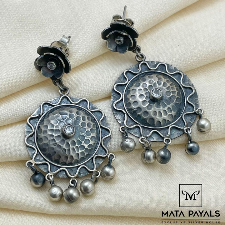 Lovely Oxidised Designer Chandbali