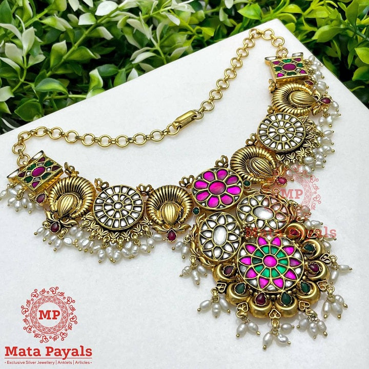 Magnificent Mandala Kundan Gold Plated Necklace
