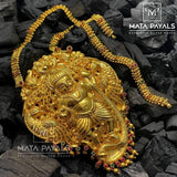 Magnificent Shri Vishnu Nakshi Gold Plated Necklace