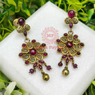Mandala Gold Plated Earing