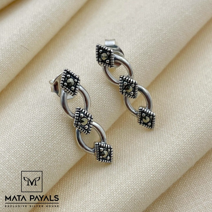 Marcasite Hanging Earring