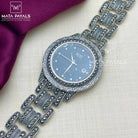 Masculine Marcasite Silver Watch