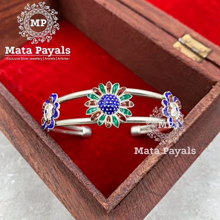 Meenakari Floral Kada