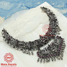 Mesmeric Devi Lakshmi Oxidised Necklace