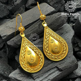 Mesmerizing Droplet Silver Gold Plated Earings