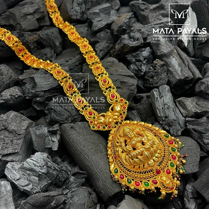 Mesmerizing Jai Lakshmi Gold Plated Necklace