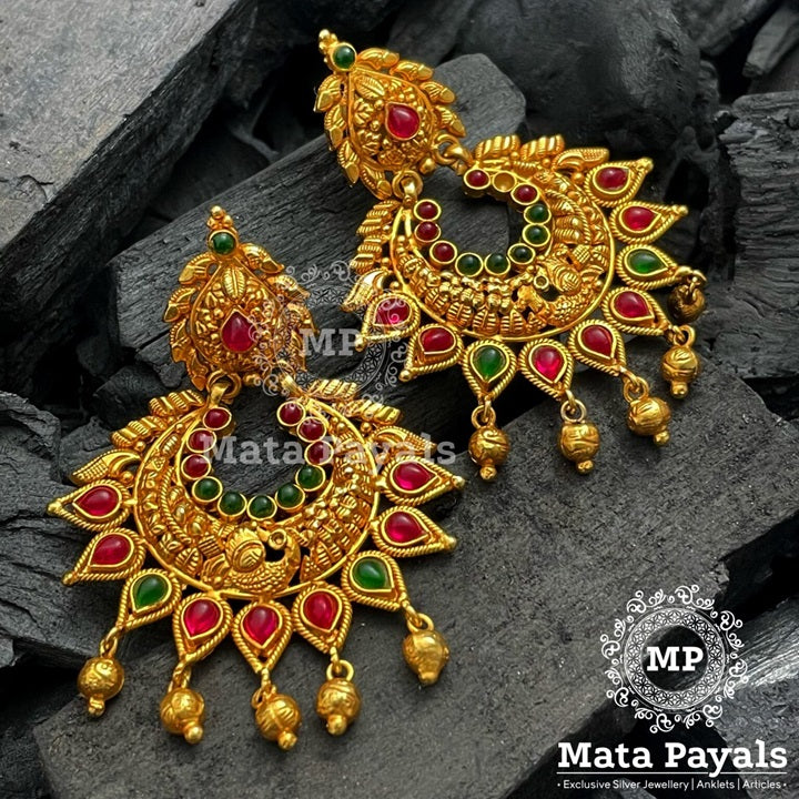 Mind-Blowing Gold Plated Chandbali
