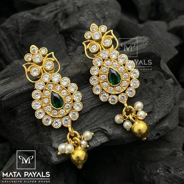 Motif Gold Plated Stud