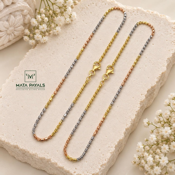 Imported Lazer Cutting Beads Payal