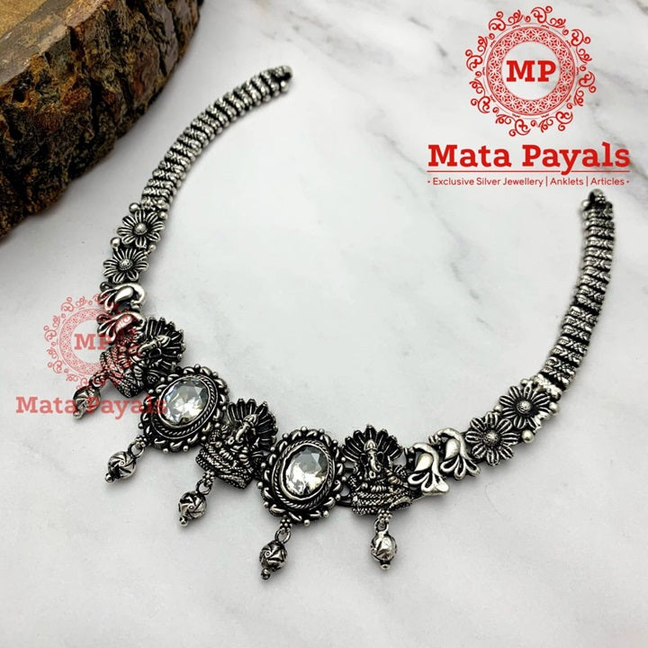 Naga Ganesha Gorgeous Oxidised Necklace