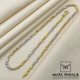 Oval N Round Beads Chain