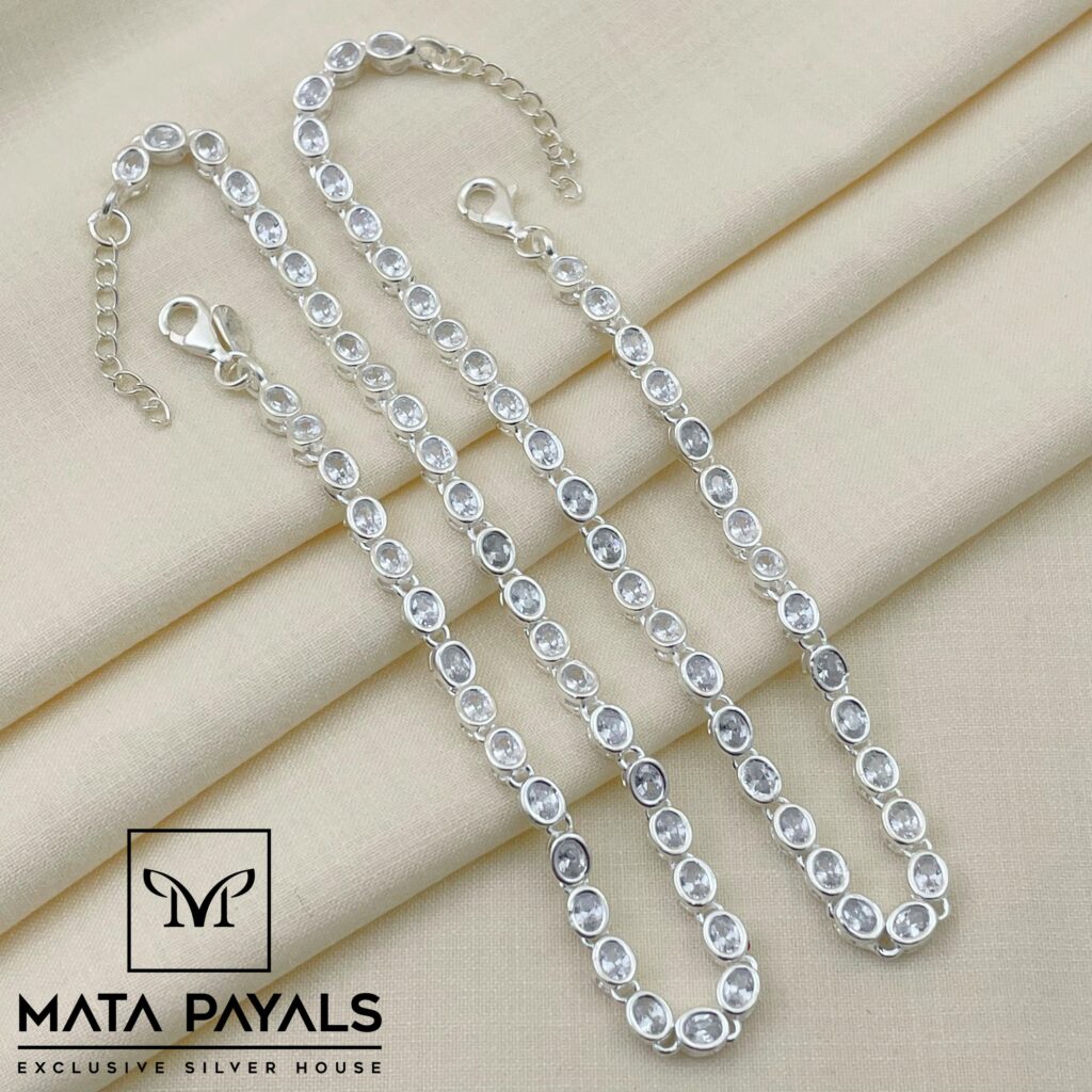 Ovual White Stone