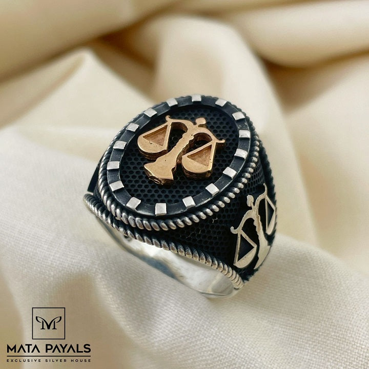 Balance Scale Designer Ring