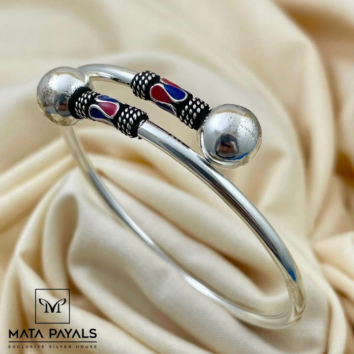 Oxidised Folk Kada