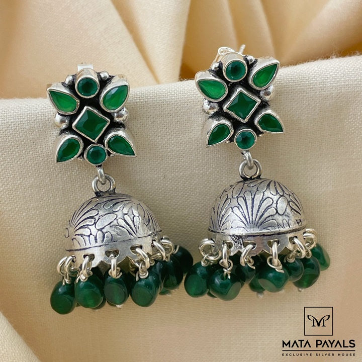 Cutstone Oxidised Jumka