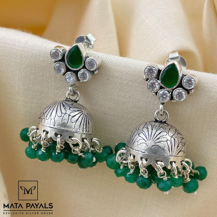 Green Onyx Jumka