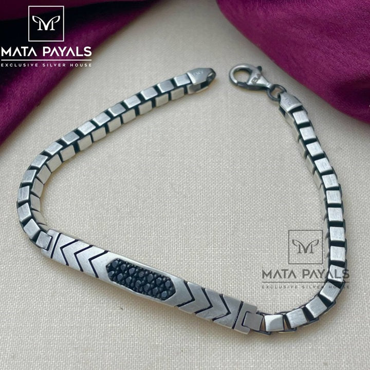 Oxidised Men’s Bracelet