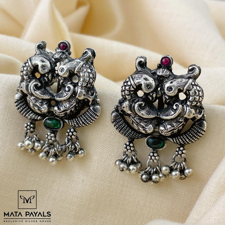 Attractive Peacock Studs