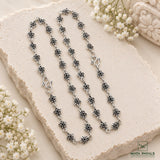Pretty Oxidised Flower Leg Chain