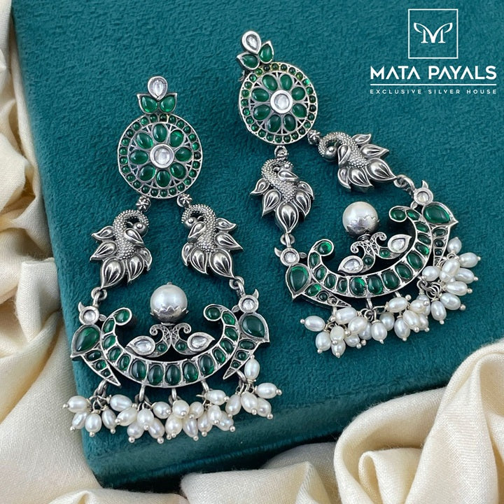 Lovely Mystical Floral Chandbali