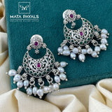 Fancy Oxidised Chandbali