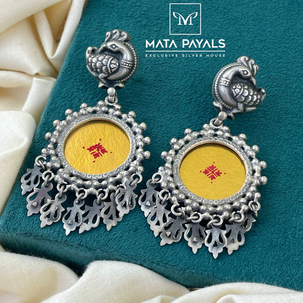 Dazzling Mayuri Oxidised Earing